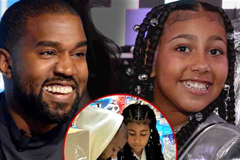 Kanye West Takes Daughter North to Korean Toy Store After 'Vultures' Event