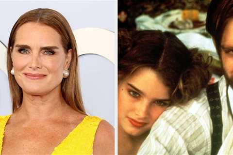 Brooke Shields's Daughters Called Out Her Weird On-Screen Kiss With A Man In His Late 20s When She..