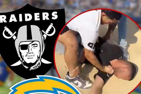 Raiders, Chargers Fans Get In Violent, Bloody Brawl At SoFi Stadium