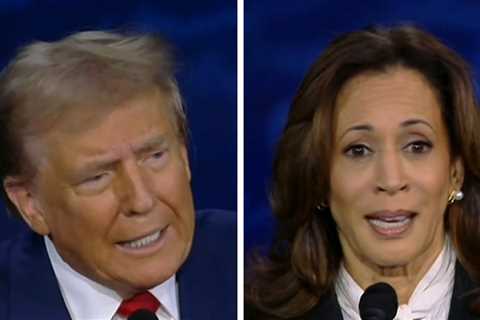 Trump Repeatedly Rips Biden at Debate, Harris Reminds Him He's Running Against Her