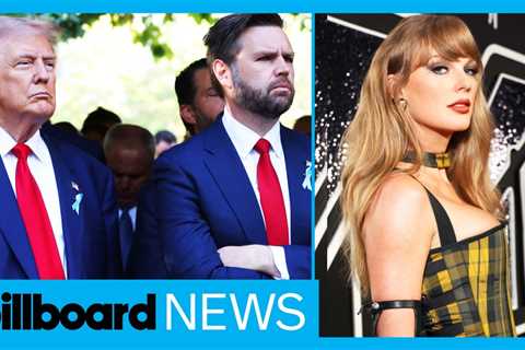 Donald Trump & JD Vance React to Taylor Swift Endorsing Kamala Harris | Billboard News