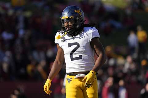 West Virginia’s Aubrey Burks stretchered off field in scary moment