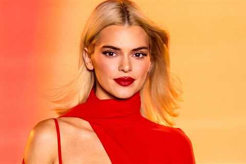 Kendall Jenner’s Paris Fashion Week Red Gown Is a Lot of Things at Once
