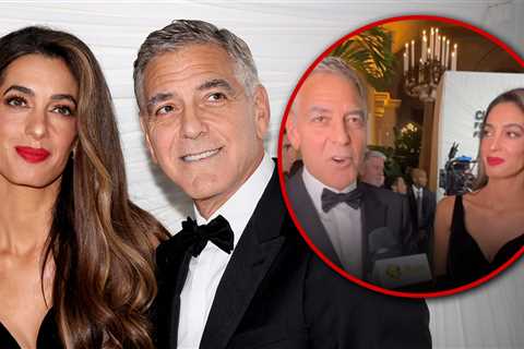 George Clooney Hypes Up Wife Amal Clooney at Their NYC Charity Event