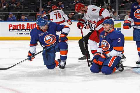 Islanders’ defensemen pair of Adam Pelech, Ryan Pulock back together after injuries