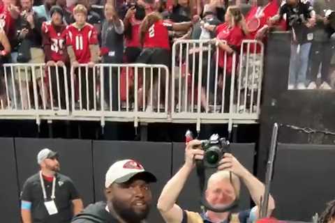 NFL video randomly catches Falcons fan in vicious fight after game-winning touchdown