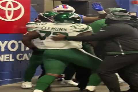 Tension with Jets ‘extremely high’ for Bills’ Dion Dawkins a year after postgame skirmish