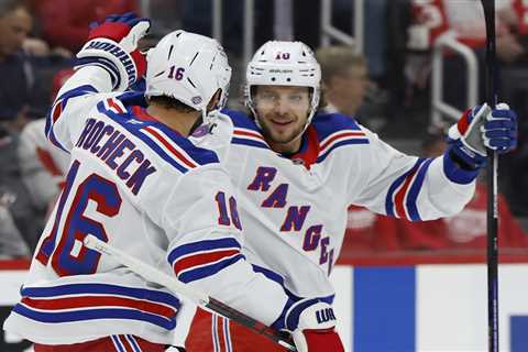 Artemi Panarin notches hat trick to pace Rangers’ dominant win over Red Wings