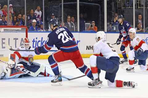 Rangers get reality check in humbling loss to defending champion Panthers