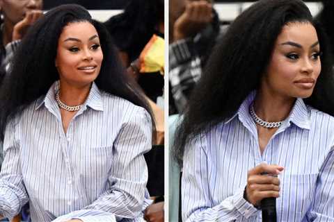 Blac Chyna Had To Remind Someone She's Sober After Being Offered Alcohol On Live