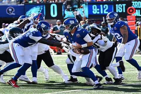 Giants have no chance for upset without dramatic O-line improvement
