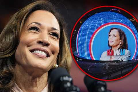 Kamala Harris Campaign Taking Over Las Vegas Sphere Through Election Day
