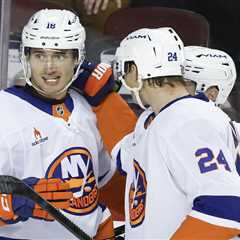 Islanders’ Pierre Engvall on scoring streak since return from AHL demotion