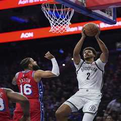 Nets waste Cam Johnson’s unreal night in sloppy loss to 76ers