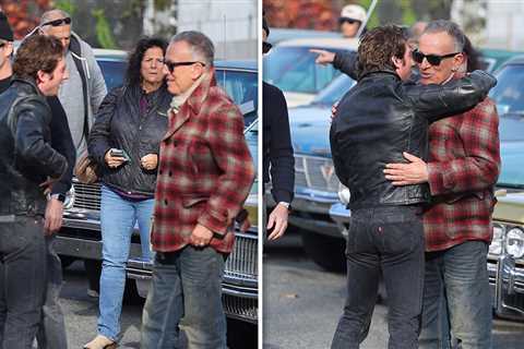 Bruce Springsteen Visits Jeremy Allen White on 'Deliver Me From Nowhere' Set