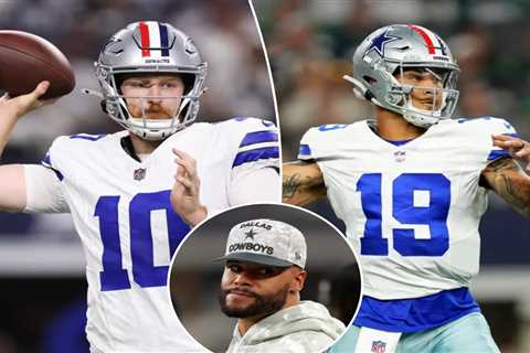 Cowboys already bench Cooper Rush for Trey Lance in loss to Eagles