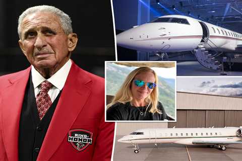 Atlanta Falcons owner Arthur Blank gave younger lover a cushy job on his private jet — while..