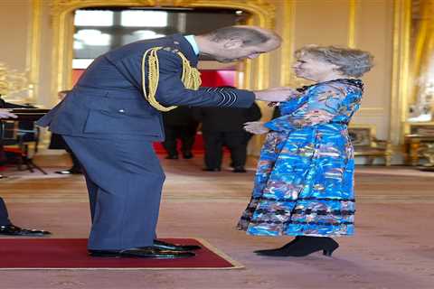 Imelda Staunton made a Dame by Prince William at Windsor Castle