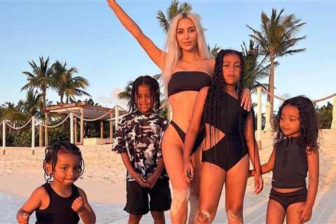 Kim Kardashian Says She's Raising 4 Kids by Herself After Kanye Divorce