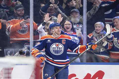 Connor McDavid makes NHL history with 1,000th point