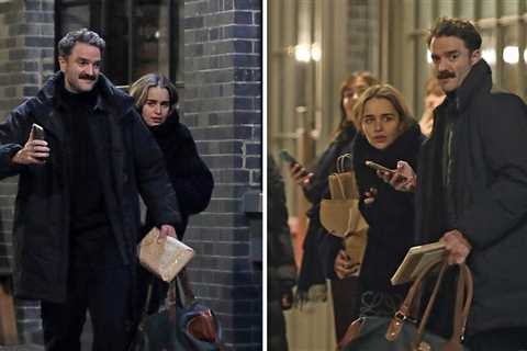 Actress Emilia Clarke Hangs Out with DJ Bassi Fox in London