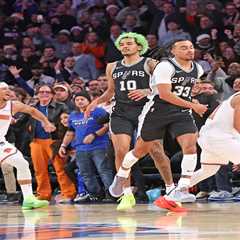 Josh Hart played his Knicks role to perfection against the Spurs