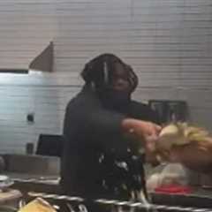 Chipotle Customer Slams Worker In Face With Burrito Bowl, Video