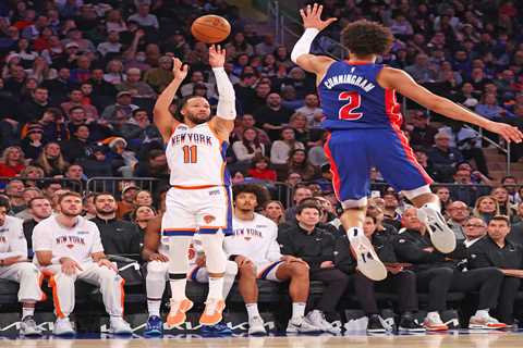 Banged-up Jalen Brunson gives Knicks ‘everything’ in loss to Pistons
