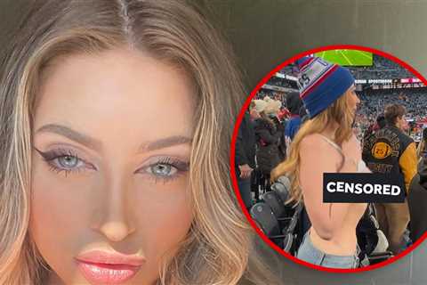 OnlyFans Model Ava Louise Flashes Chest at NFL Game After Client Request