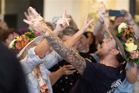 Danny Jones Celebrates I’m A Celeb Win with Crown Still On