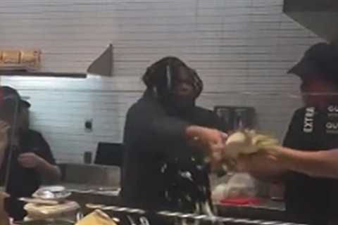 Chipotle Customer Slams Worker In Face With Burrito Bowl, Video