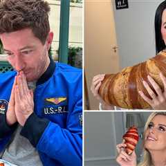 Celebrities Eating Croissants For National Croissant Day!