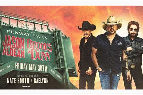 Jason Aldean, Brooks & Dunn to Co-Headline Fenway Park Show