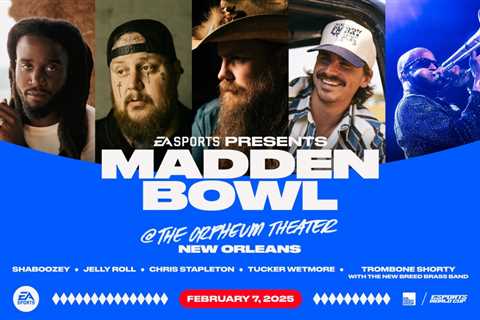 Jelly Roll, Shaboozey, Chris Stapleton, Tucker Wetmore to Perform at EA Sports’ Madden Bowl