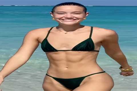 Olivia Ponton hits the beach in string bikini in new photos amid Joe Burrow buzz