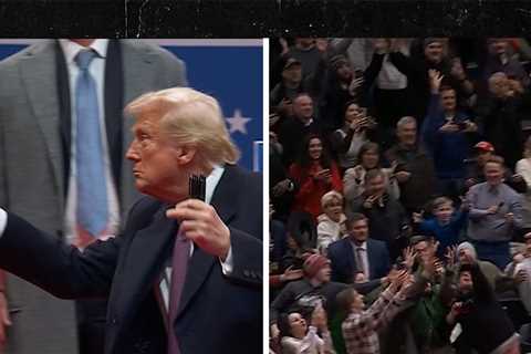 Donald Trump Signs Executive Orders, Tosses Pens Into Giddy Crowd