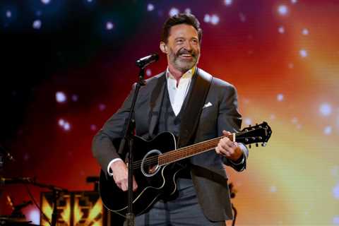 Hugh Jackman Playfully Surprised by Ryan Reynolds at Radio City Concert Series Launch