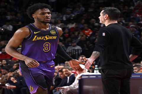 Lakers give Bronny James big chance — and it doesn’t go well
