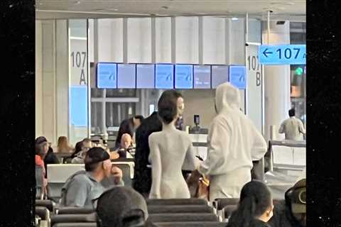 Kanye West & Bianca Censori Resurface at Airport After Weeks Out of Sight