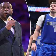 Magic Johnson takes jab at Luka Doncic’s conditioning after gushing about Lakers trade