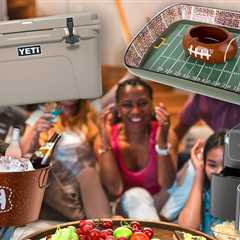 Super Bowl Party Supplies: Platters, Cups & Coolers