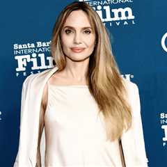 All-White Ensemble: Angelina Jolie’s Chic SBIFF Photos