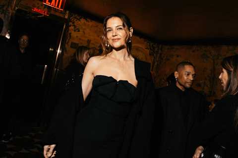 LBDs Shine in Katie Holmes’ Michael Kors Party Photos