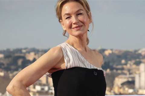 Renee Zellweger’s Unique Pantsuit in ‘Bridget Jones’ Photos