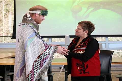 Prince Harry Participates in Traditional Blanket Ceremony in Canada