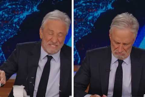 Jon Stewart Cuts Hand, Left Bloodied During DOGE Rant on 'Daily Show'