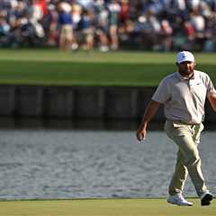 J.J. Spaun emerges as Players Championship leader as severe wind rules the day