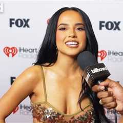 Becky G Talks Working With Peso Pluma, Performing Together At Coachella & More | iHeartRadio Music..