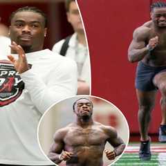 Jalen Milroe puts up unreal 40-yard dash time at eye-popping Alabama pro day