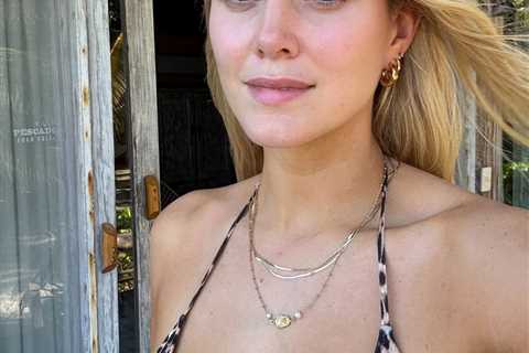 Ashley James faces mum-shaming for solo getaway